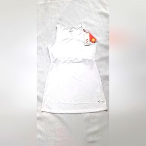 NWT!Athleisure/Yoga Savalino Fall Golf Women's White Activewear Mini Dress Large